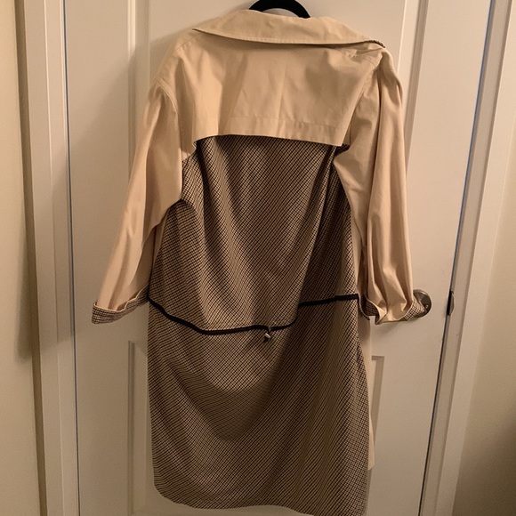 ZARA beige oversized trench coat size SMALL - Picture 5 of 8